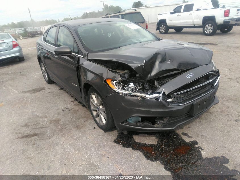 2017 FORD FUSION HYBRID SE - 3FA6P0LU0HR358608