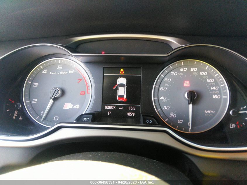 2013 AUDI S4 PREMIUM PLUS - WAUBGAFL9DA212954