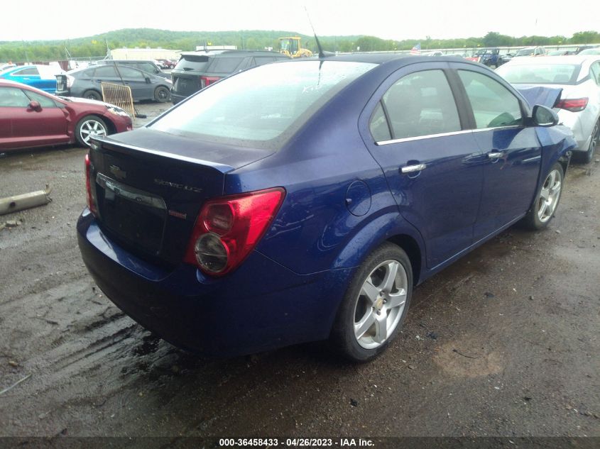 2013 CHEVROLET SONIC LTZ - 1G1JE5SB9D4145692