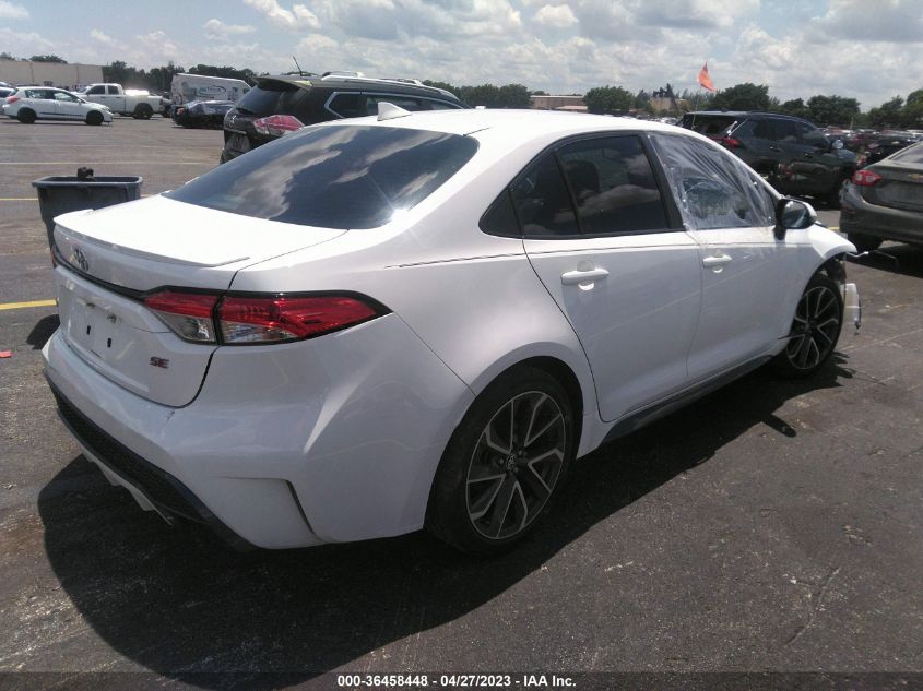 2020 TOYOTA COROLLA SE/NIGHTSHADE - 5YFS4RCE3LP033559