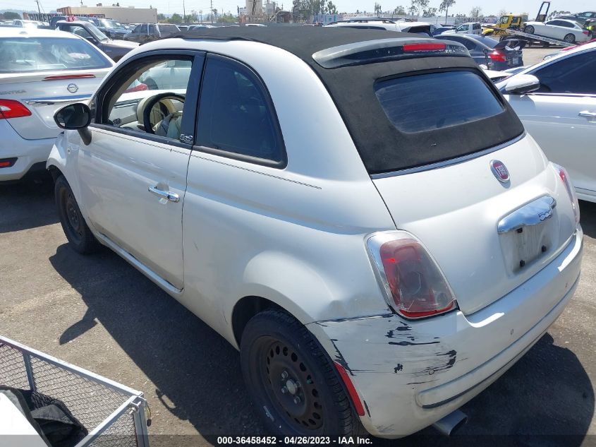 2014 FIAT 500C POP 3C3CFFDR0ET204884