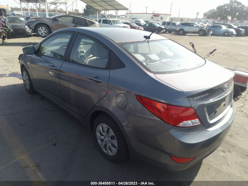 2016 HYUNDAI ACCENT SE - KMHCT4AE6GU118624