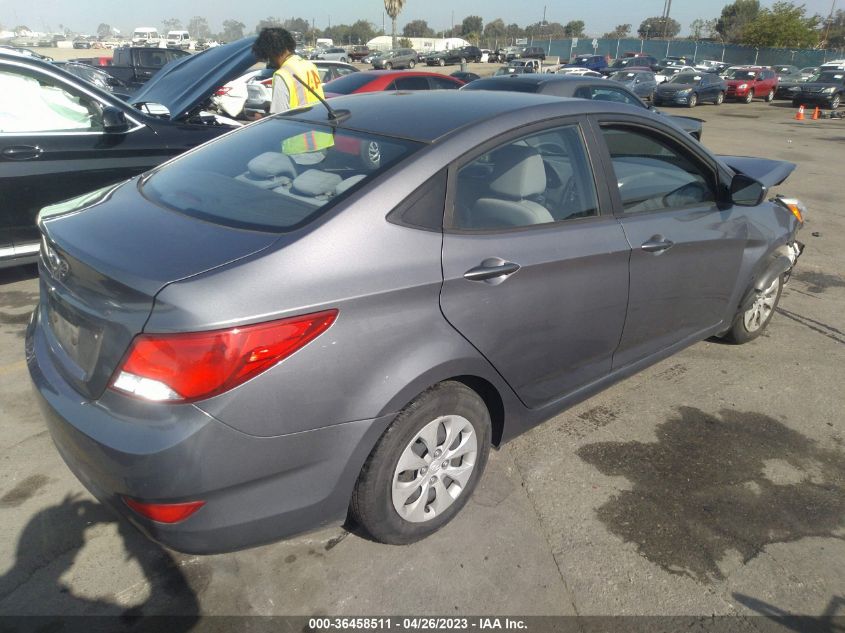 2016 HYUNDAI ACCENT SE - KMHCT4AE6GU118624