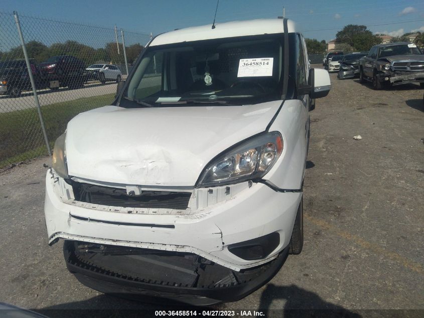 2016 RAM PROMASTER CITY CARGO VAN TRADESMAN SLT ZFBERFBT7G6C22649