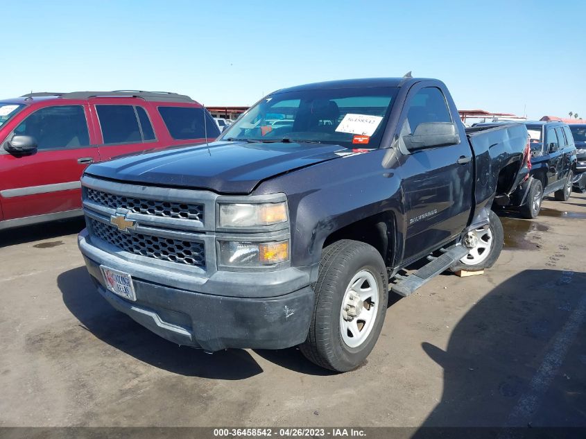 2014 CHEVROLET SILVERADO 1500 WORK TRUCK - 1GCNCPEH8EZ286574