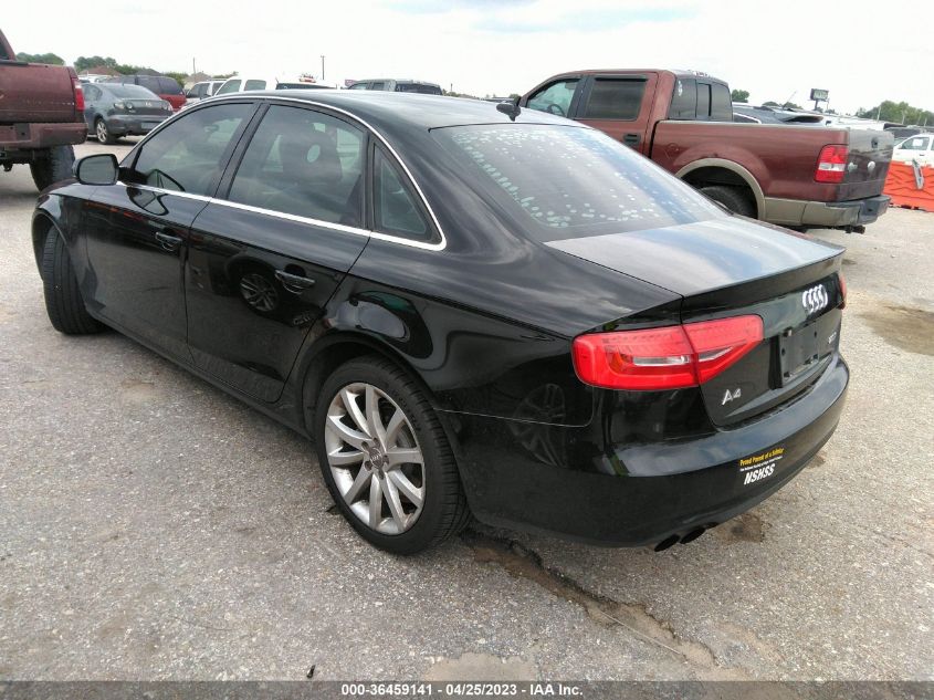 2013 AUDI A4 PREMIUM PLUS - WAUEFAFL7DA181025