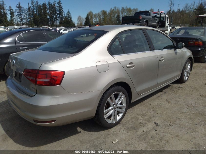 2015 VOLKSWAGEN JETTA SEDAN 1.8T SEL - 3VWL07AJ6FM233607