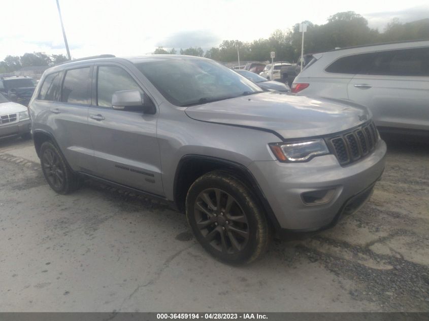 2016 JEEP GRAND CHEROKEE LIMITED 75TH ANNIVERSARY - 1C4RJFBG6GC434644