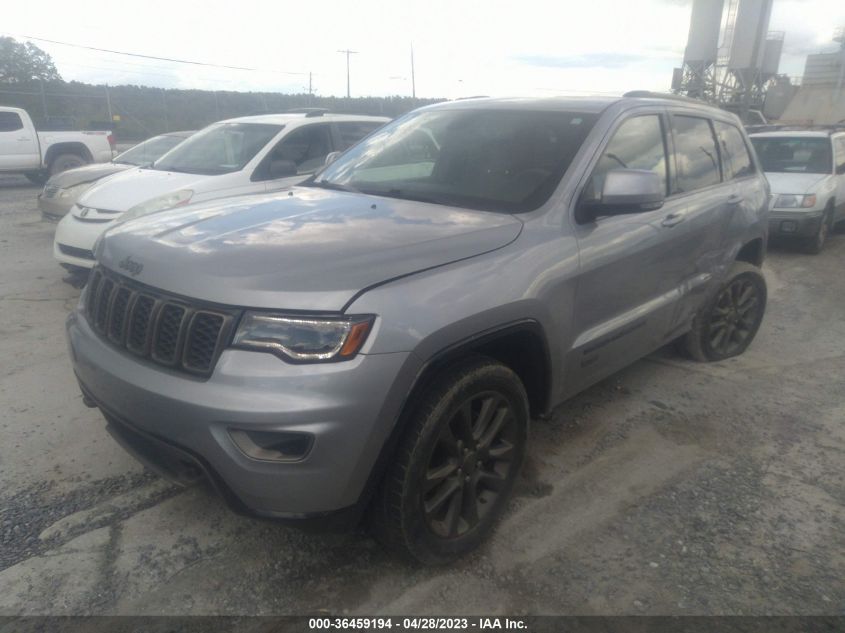 2016 JEEP GRAND CHEROKEE LIMITED 75TH ANNIVERSARY - 1C4RJFBG6GC434644