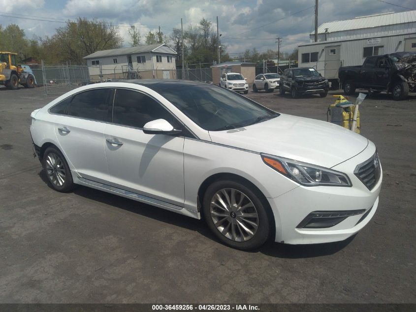 2015 HYUNDAI SONATA 2.4L LIMITED - 5NPE34AF1FH016856