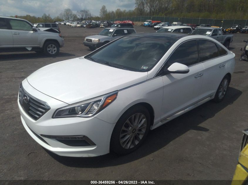 2015 HYUNDAI SONATA 2.4L LIMITED - 5NPE34AF1FH016856