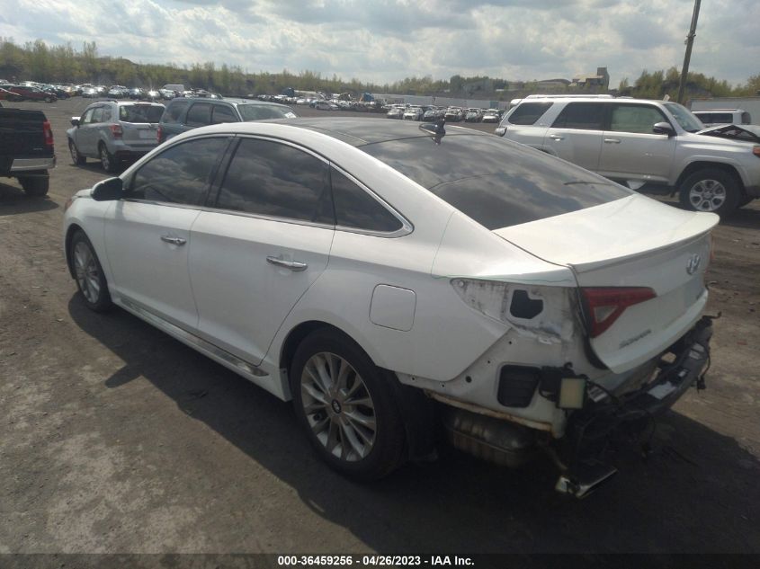 2015 HYUNDAI SONATA 2.4L LIMITED - 5NPE34AF1FH016856