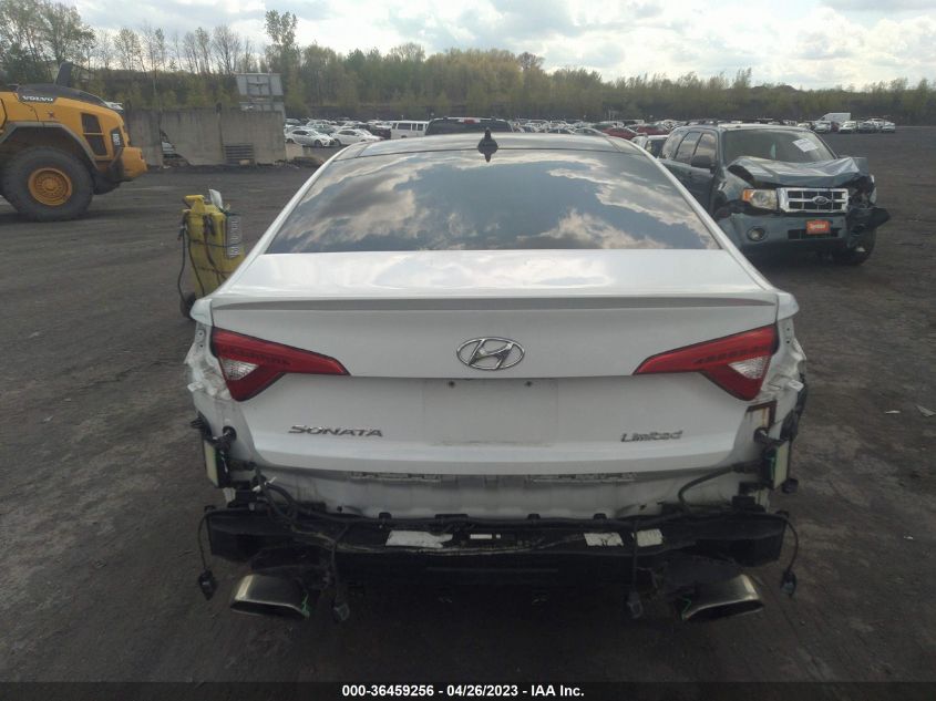 2015 HYUNDAI SONATA 2.4L LIMITED - 5NPE34AF1FH016856