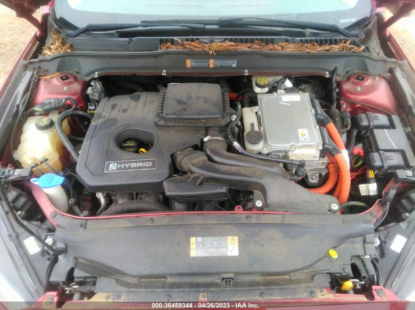 2013 FORD FUSION TITANIUM HYBRID - 3FA6P0RU6DR355987