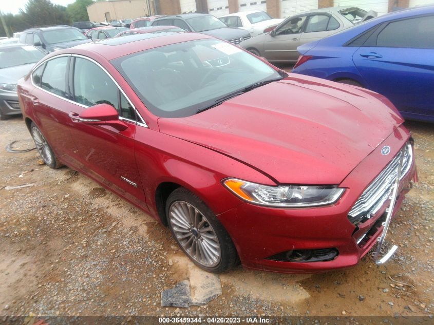 2013 FORD FUSION TITANIUM HYBRID - 3FA6P0RU6DR355987