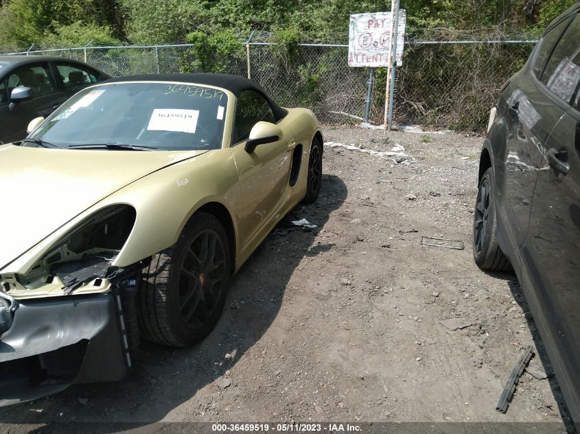 2014 PORSCHE BOXSTER WP0CA2A80EK120693