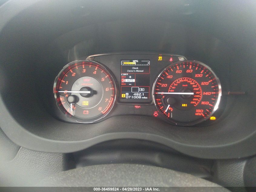 2015 SUBARU WRX STI LIMITED JF1VA2U69F9814235