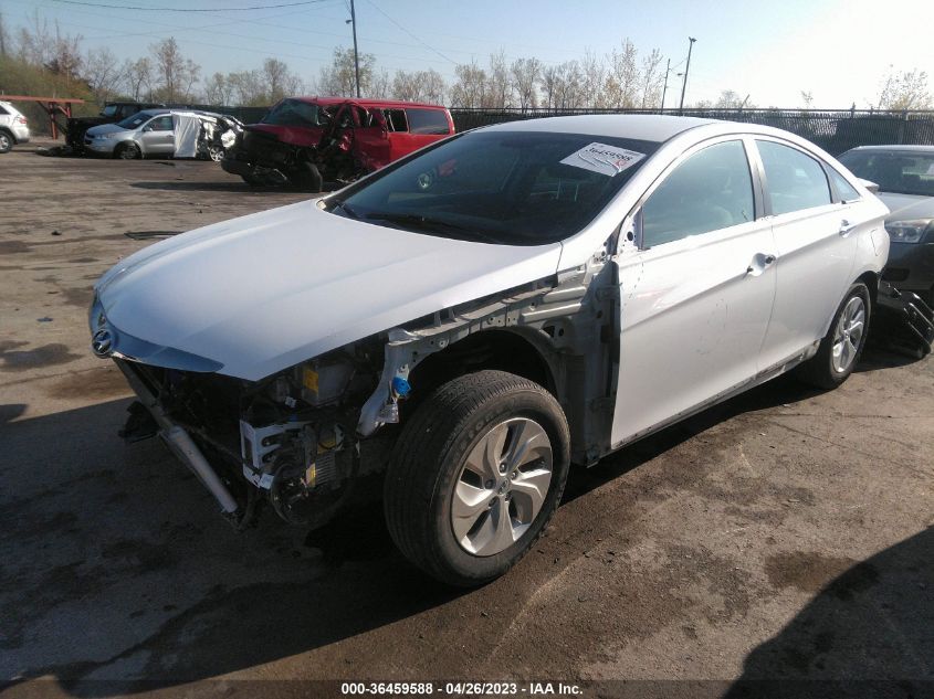 2014 HYUNDAI SONATA HYBRID - KMHEC4A48EA117571