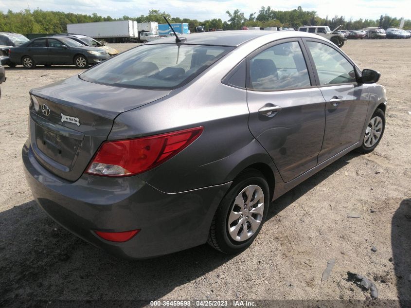 2016 HYUNDAI ACCENT SE - KMHCT4AE2GU964605