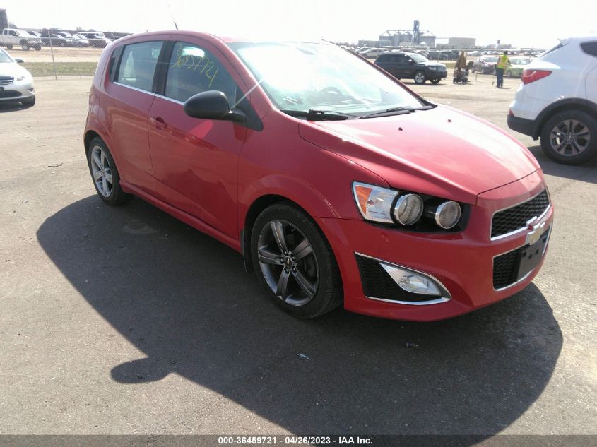 2013 CHEVROLET SONIC RS - 1G1JH6SB4D4114153