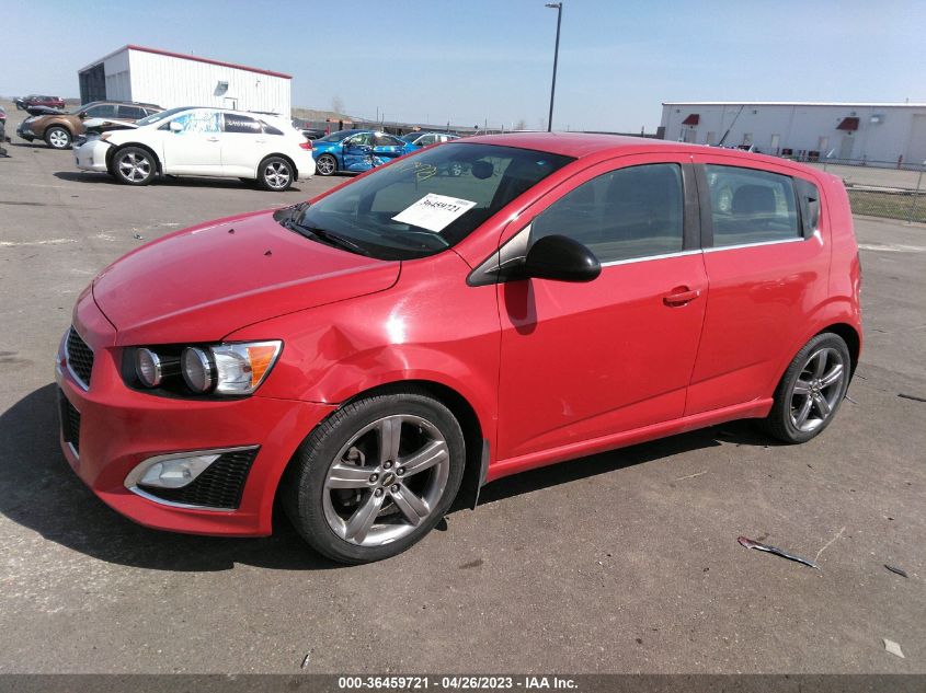 2013 CHEVROLET SONIC RS - 1G1JH6SB4D4114153