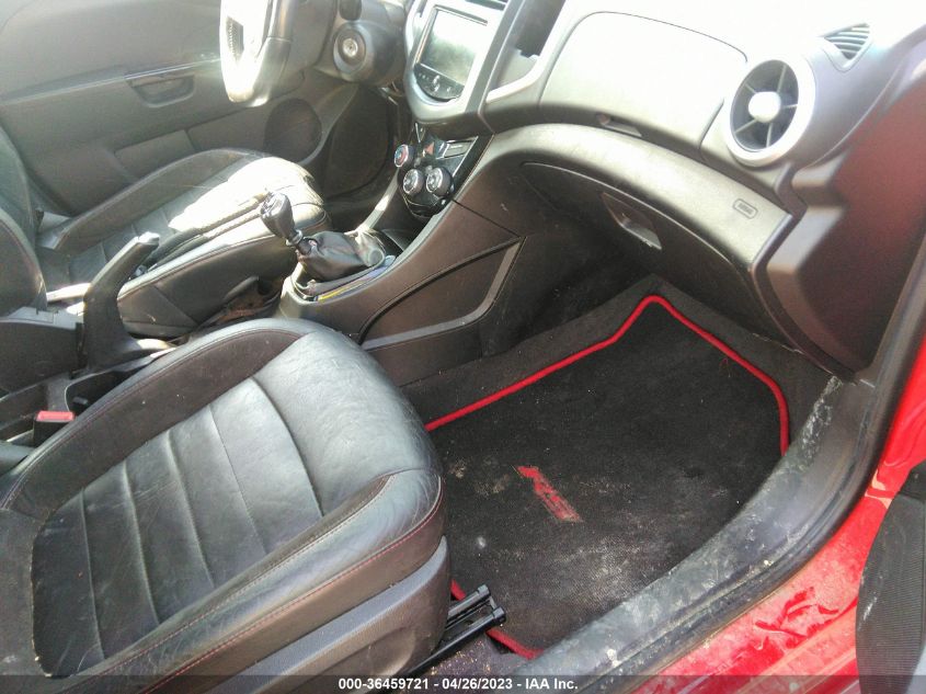 2013 CHEVROLET SONIC RS - 1G1JH6SB4D4114153