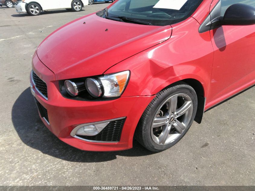 2013 CHEVROLET SONIC RS - 1G1JH6SB4D4114153
