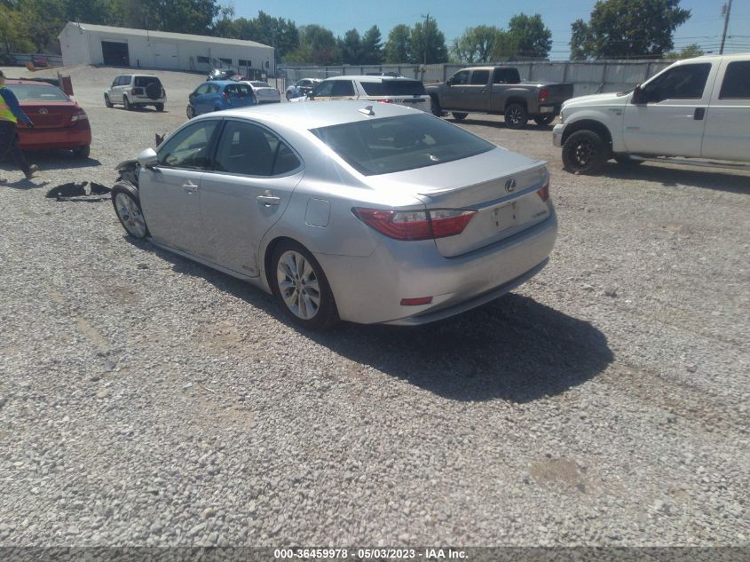 2013 LEXUS ES 300H HYBRID - JTHBW1GGXD2007157