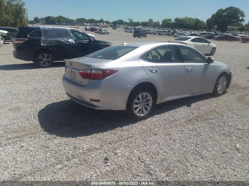 2013 LEXUS ES 300H HYBRID - JTHBW1GGXD2007157