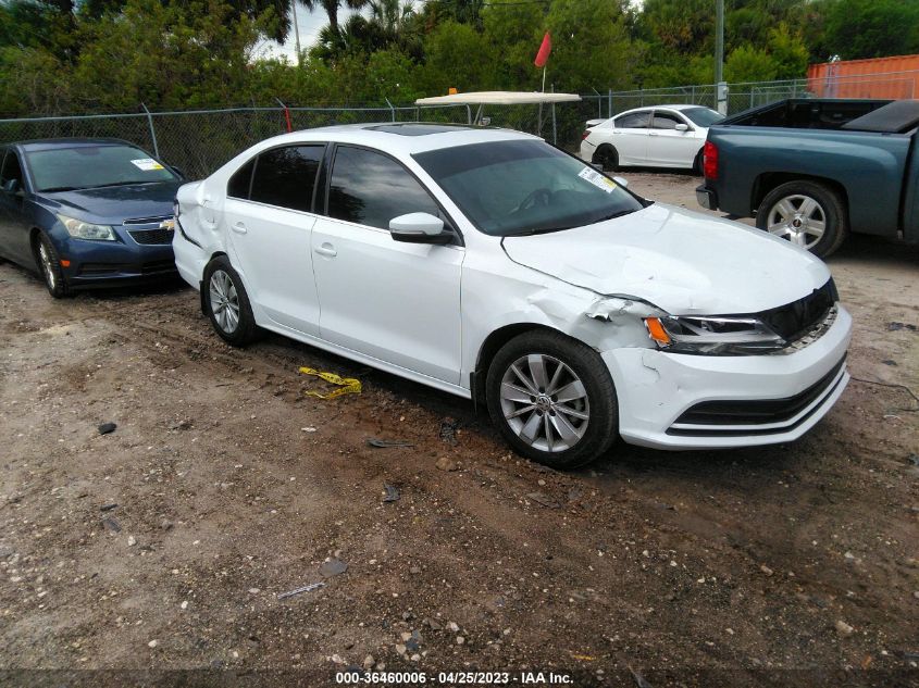 2015 VOLKSWAGEN JETTA SEDAN 1.8T SE W/CONNECTIVITY - 3VWD17AJ3FM302173