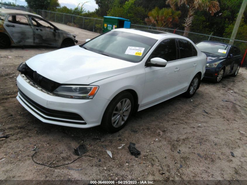 2015 VOLKSWAGEN JETTA SEDAN 1.8T SE W/CONNECTIVITY - 3VWD17AJ3FM302173