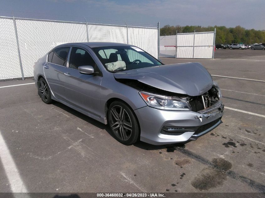 2016 HONDA ACCORD SEDAN SPORT - 1HGCR2F51GA117559