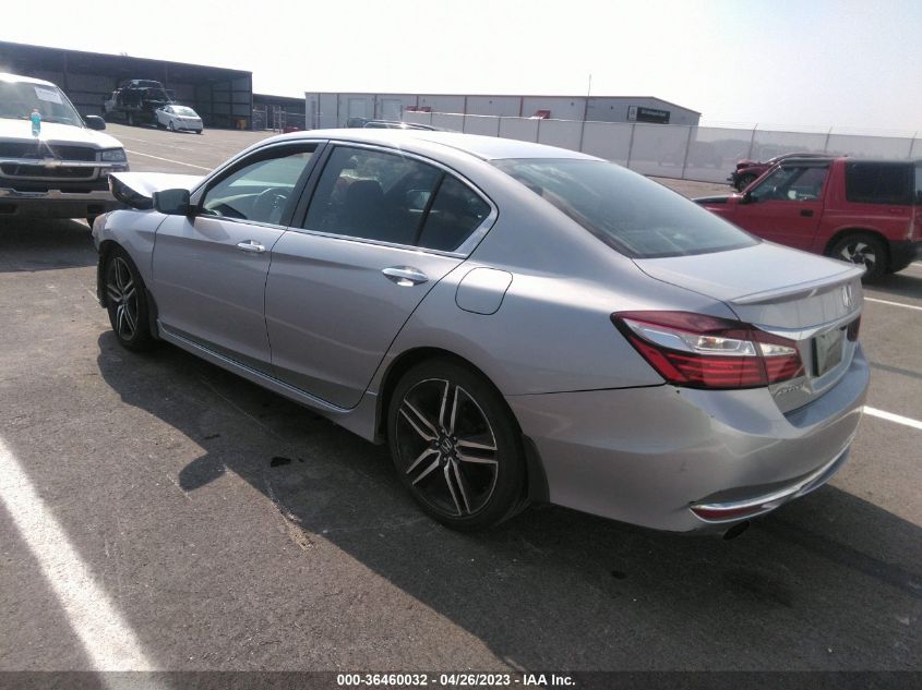 2016 HONDA ACCORD SEDAN SPORT - 1HGCR2F51GA117559