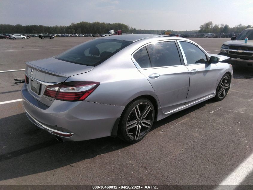 2016 HONDA ACCORD SEDAN SPORT - 1HGCR2F51GA117559