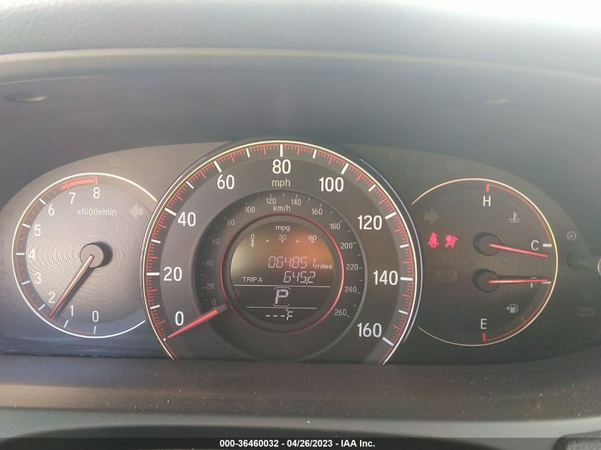 2016 HONDA ACCORD SEDAN SPORT - 1HGCR2F51GA117559