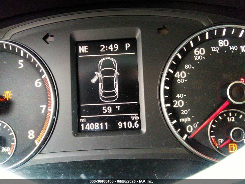 2013 VOLKSWAGEN PASSAT SE - 1VWBP7A3XDC045261