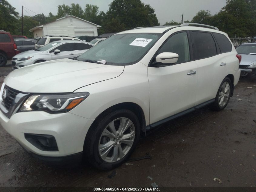 2019 NISSAN PATHFINDER SL - 5N1DR2MN4KC598437