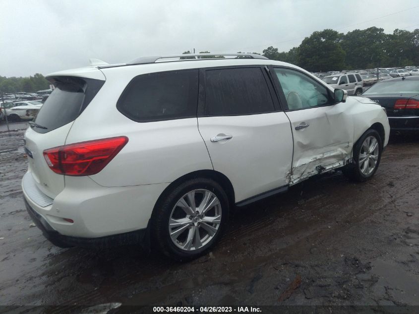 2019 NISSAN PATHFINDER SL - 5N1DR2MN4KC598437