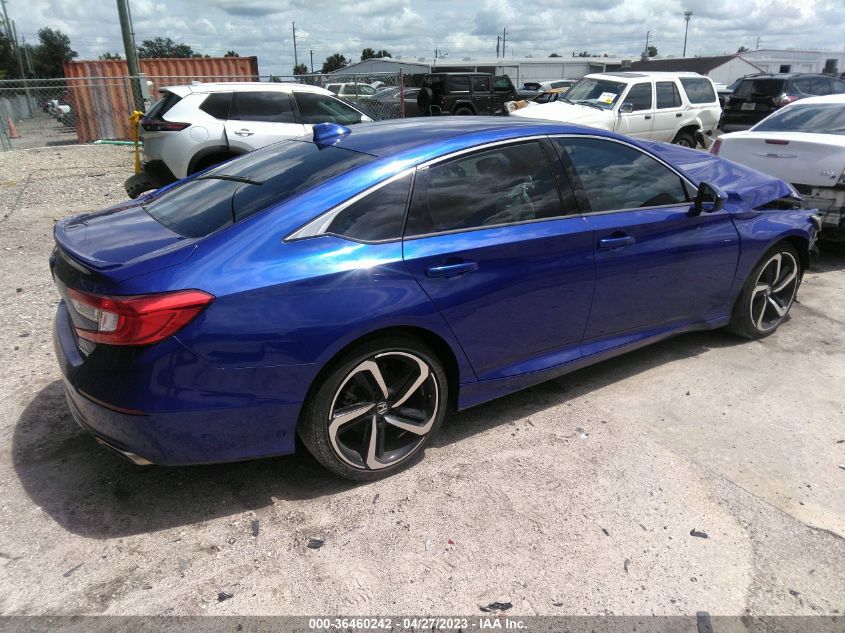 2020 HONDA ACCORD SEDAN SPORT - 1HGCV1F3XLA019225