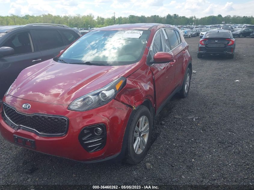 2018 KIA SPORTAGE LX - KNDPMCAC3J7458749
