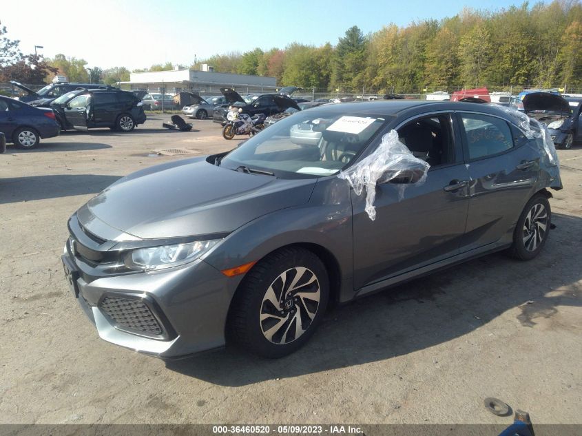 2018 HONDA CIVIC HATCHBACK LX - SHHFK7H25JU425086
