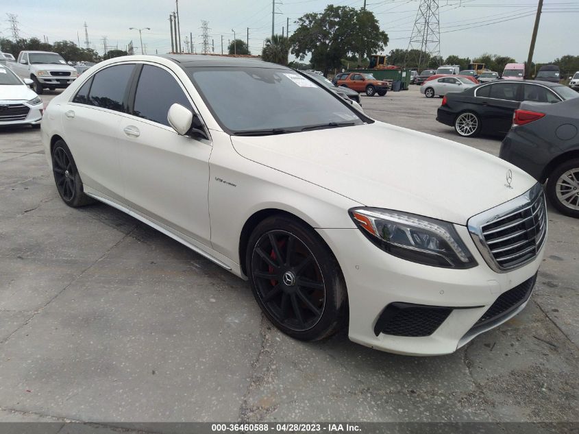 2016 MERCEDES-BENZ S-CLASS AMG S 63 - WDDUG7JB2GA213418