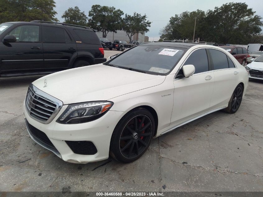 2016 MERCEDES-BENZ S-CLASS AMG S 63 - WDDUG7JB2GA213418