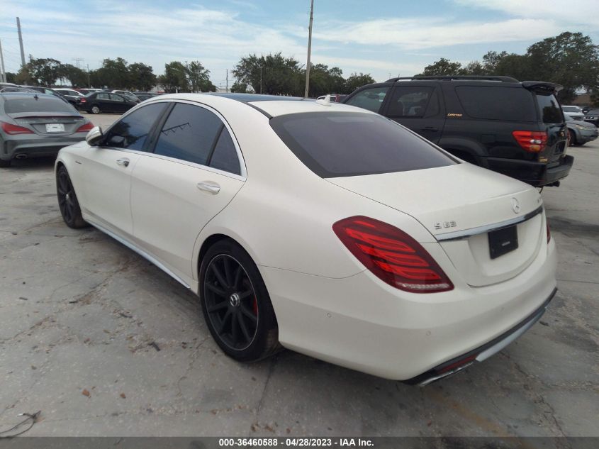 2016 MERCEDES-BENZ S-CLASS AMG S 63 - WDDUG7JB2GA213418