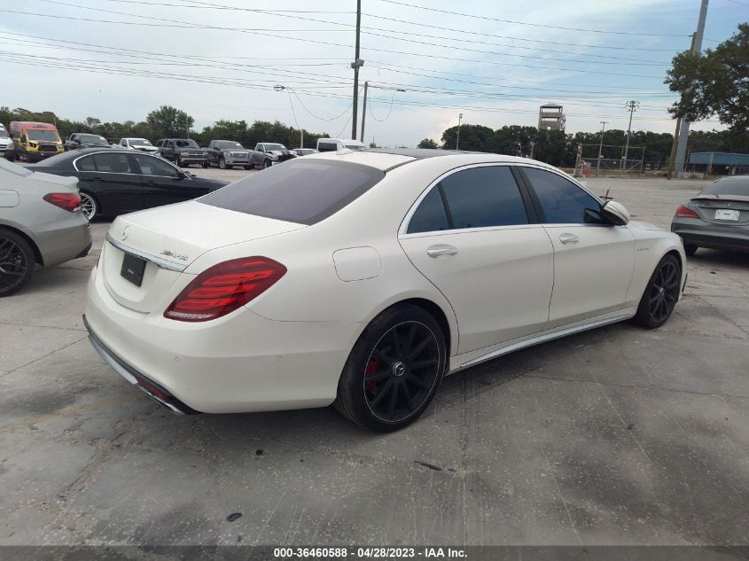 2016 MERCEDES-BENZ S-CLASS AMG S 63 - WDDUG7JB2GA213418