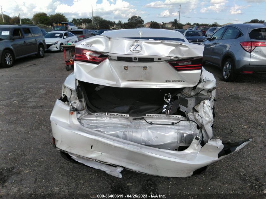2016 LEXUS IS 200T JTHBA1D25G5001227