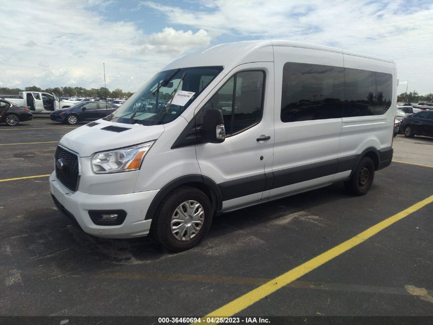 2021 FORD TRANSIT PASSENGER WAGON XL/XLT 1FBAX2C86MKA64488