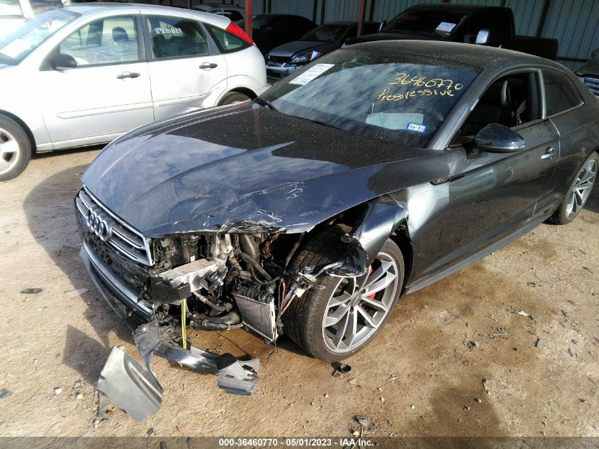2018 AUDI S5 COUPE PREMIUM PLUS - WAUP4AF56JA006177