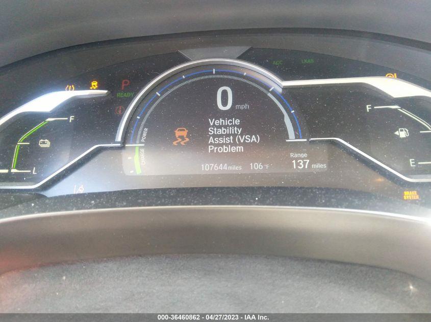 2019 HONDA CLARITY PLUG-IN HYBRID TOURING JHMZC5F39KC003413