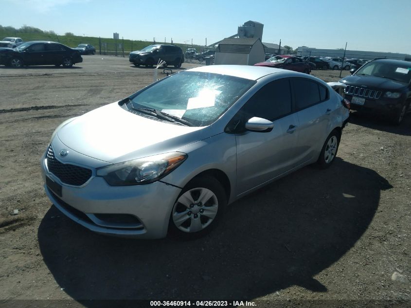 2015 KIA FORTE LX - KNAFK4A65F5343622